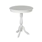 Ronde salontafel in verschillende afwerkingen, gemaakt in Italië - Eracle Viadurini