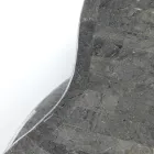 Moderne salontafel in fossiele steen met verschillende afwerkingen - rubber Viadurini