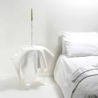 Tabel modern design in wit plexiglas Acht, made in Italy Viadurini