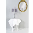 Tabel modern design in wit plexiglas Acht, made in Italy Viadurini