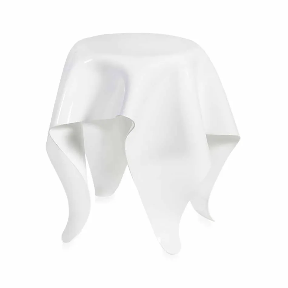 Tabel modern design in wit plexiglas Acht, made in Italy Viadurini