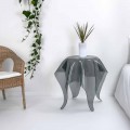 Tabel modern design gerookte Plexiglas Eight, made in Italy