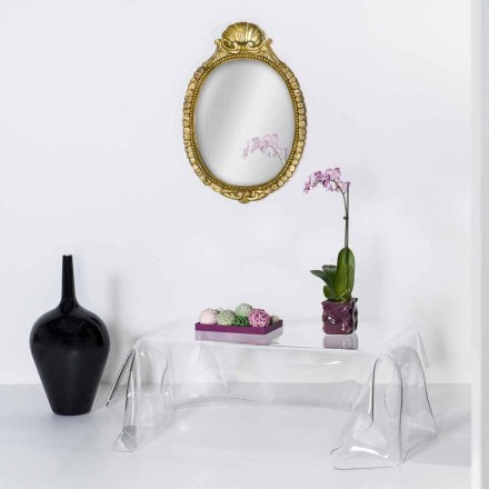 Tabel modern design plexiglas gedrapeerd Azië Viadurini