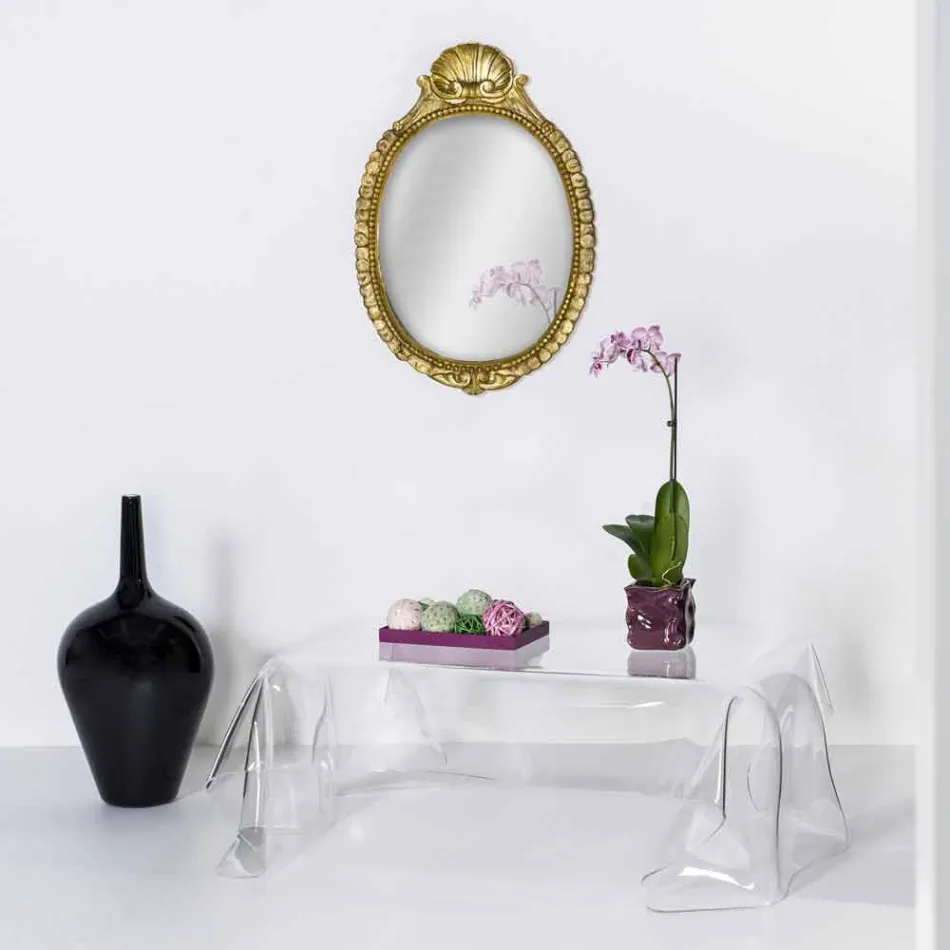 Tabel modern design plexiglas gedrapeerd Azië Viadurini