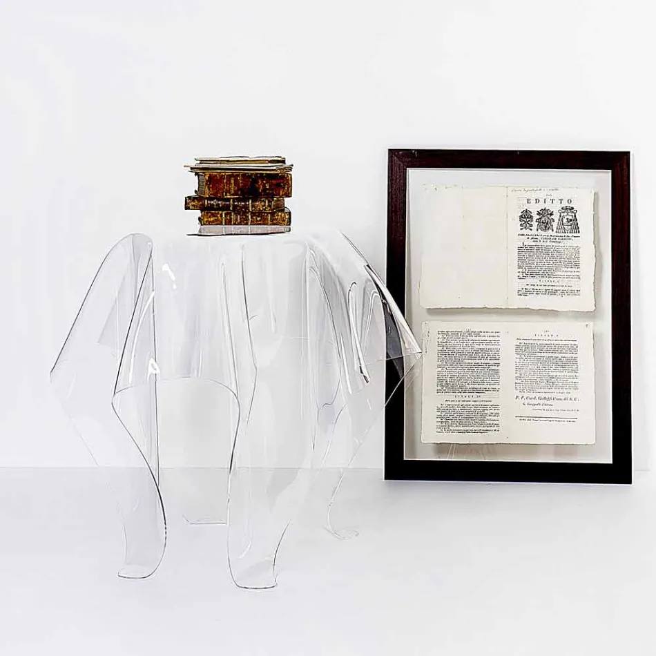 Tabel modern design plexiglas Eight, made in Italy Viadurini