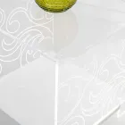 Ontwerp plexiglas salontafel met led-licht gemaakt in Italië, Chiusi Viadurini