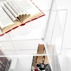 Ontwerp plexiglas salontafel met drie planken gemaakt in Italië, Gosto Viadurini