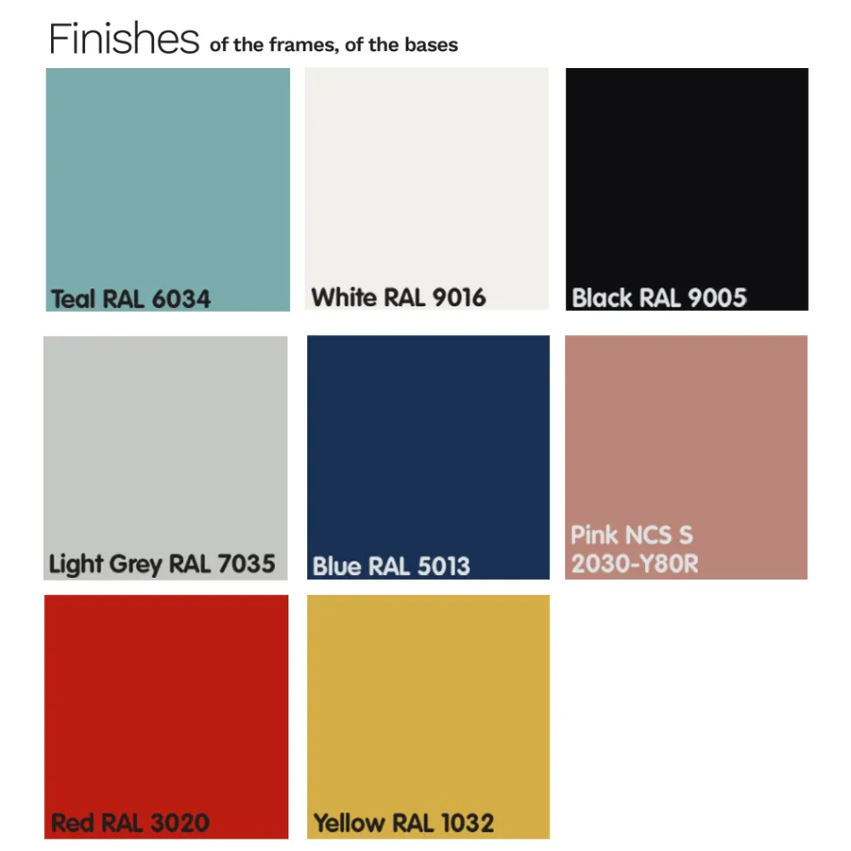 Ronde buitensalontafel in HPL met metalen onderstel Made in Italy - Makino Viadurini