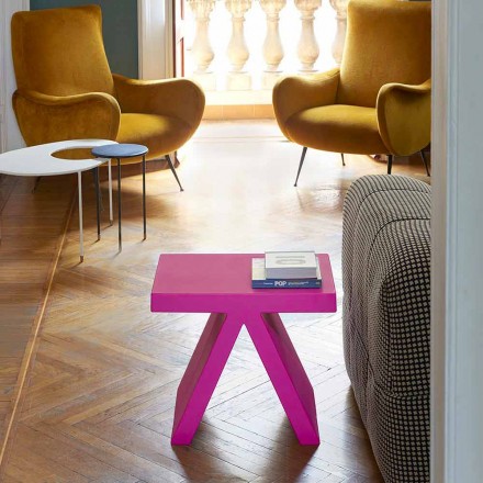 Schuif Toy indoor gekleurde geometrische salontafel gemaakt in Italië Viadurini