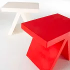 Schuif Toy indoor gekleurde geometrische salontafel gemaakt in Italië Viadurini