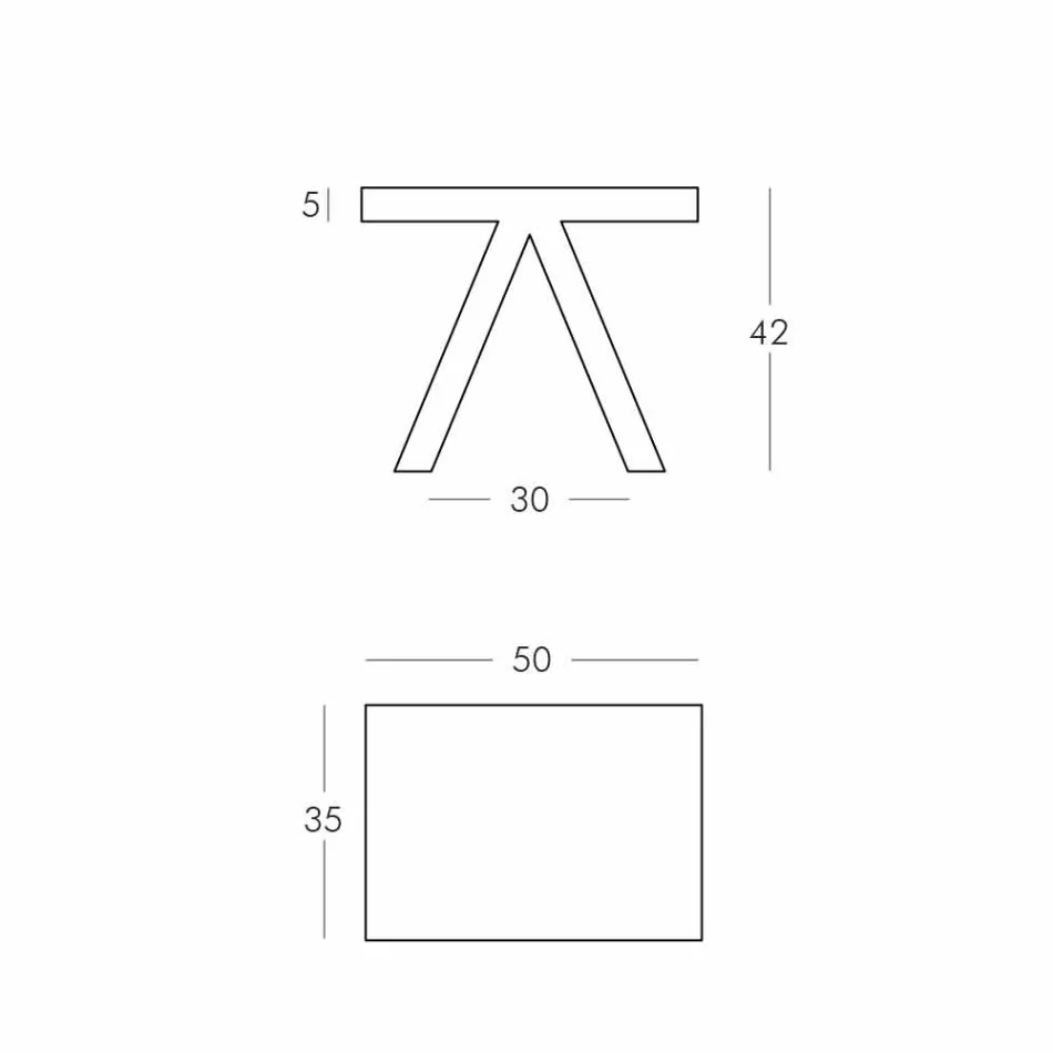 Schuif Toy indoor gekleurde geometrische salontafel gemaakt in Italië Viadurini