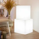 Gekleurde verlichte salontafel van modern design met keuze uit bevestiging - Dadostar Viadurini