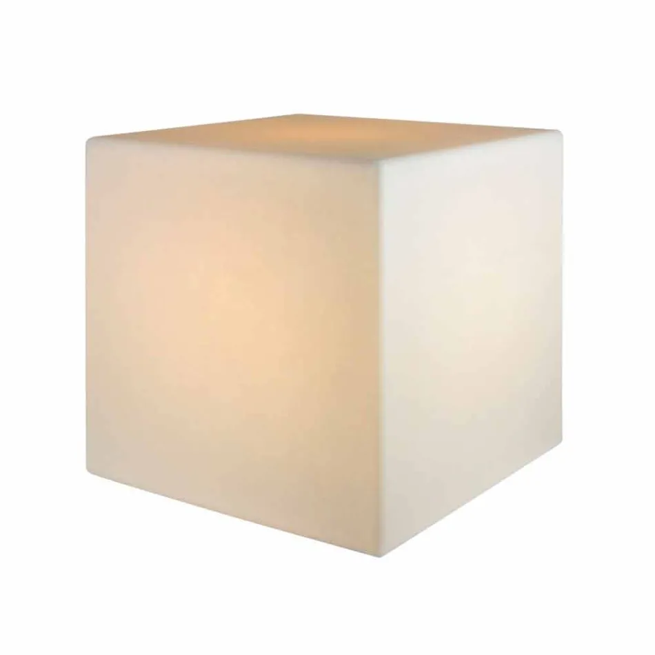 Gekleurde verlichte salontafel van modern design met keuze uit bevestiging - Dadostar Viadurini