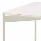 Moderne design vierkante keramische en metalen salontafel - stekelvarken Viadurini