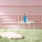 Moderne design vierkante keramische en metalen salontafel - stekelvarken Viadurini