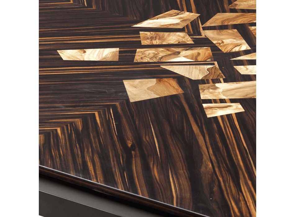 Grilli Zarafa design massief houten salontafel gemaakt in Italië Viadurini