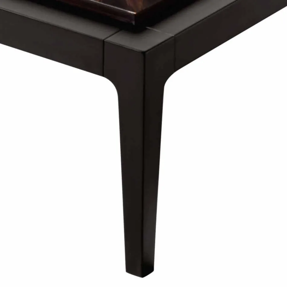 Grilli Zarafa design massief houten salontafel gemaakt in Italië Viadurini