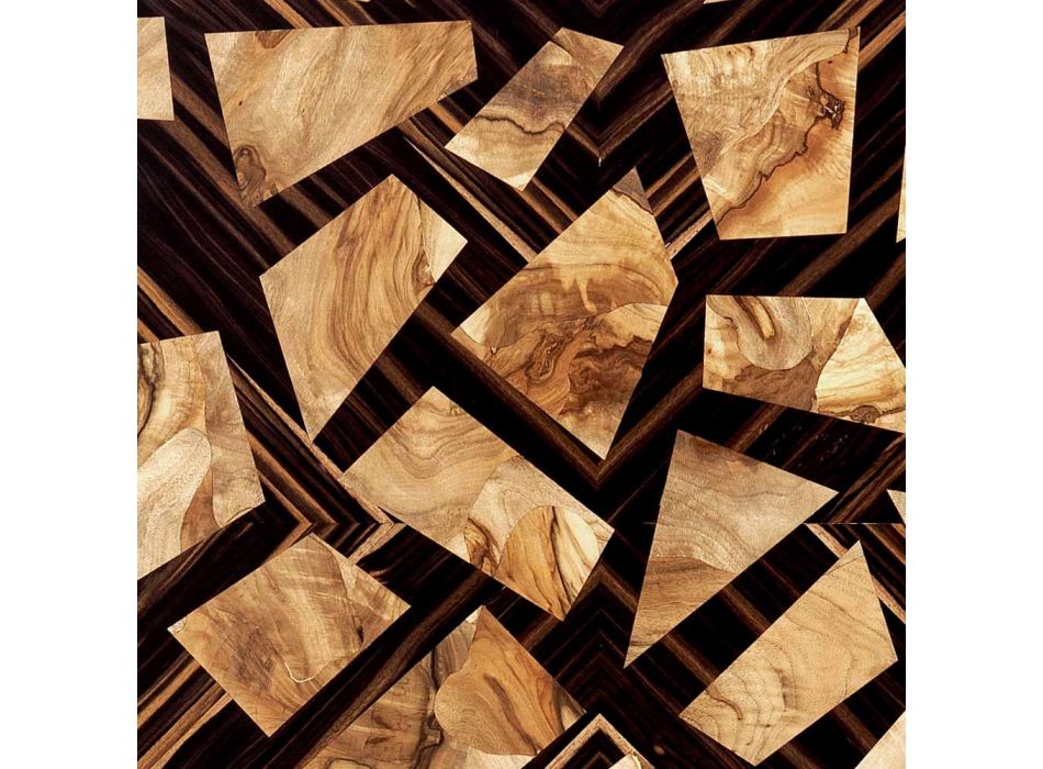 Grilli Zarafa design massief houten salontafel gemaakt in Italië Viadurini