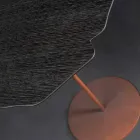 Koffietafel in de moderne gebeitst eiken mokka Andy Viadurini