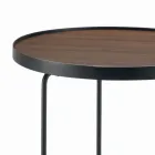 Salontafel in Canaletto walnoot in verschillende maten Made in Italy - Gubbio Viadurini