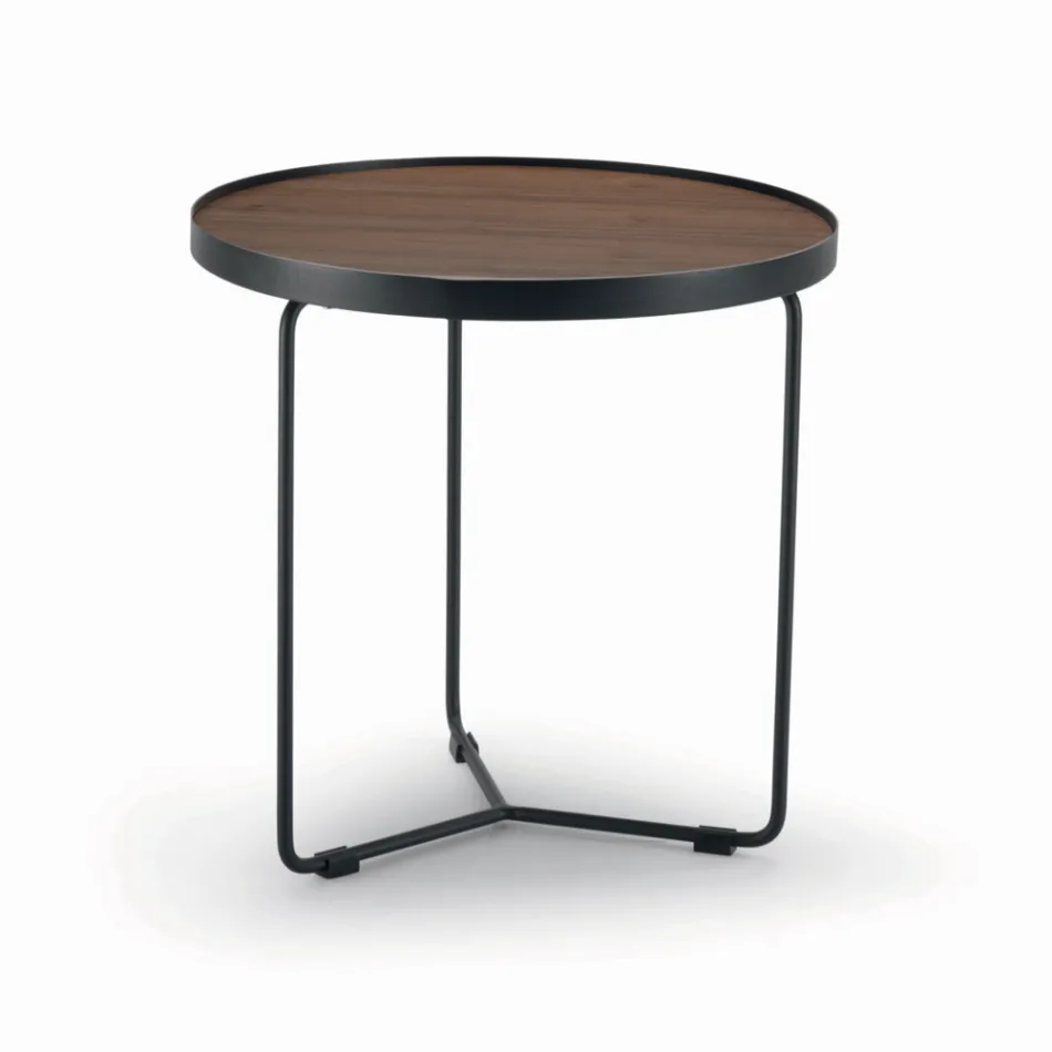 Salontafel in Canaletto walnoot in verschillende maten Made in Italy - Gubbio Viadurini