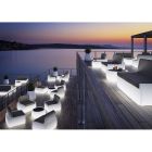 Lichtgevende salontafel voor buiten met LED-licht en HPL-blad Made in Italy - Belida Viadurini