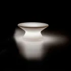 Lichtgevende salontafel voor buiten in polypropyleen met LED Made in Italy - Desmond Viadurini