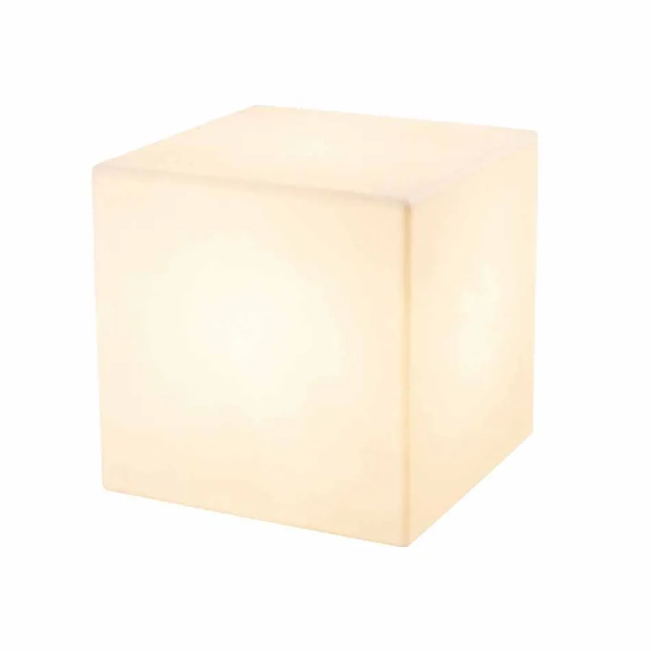 Heldere vierkante moderne design gekleurde kunststof salontafel - Dadostar Viadurini