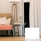 Heldere vierkante moderne design gekleurde kunststof salontafel - Dadostar Viadurini