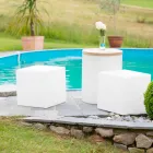 Heldere vierkante moderne design gekleurde kunststof salontafel - Dadostar Viadurini