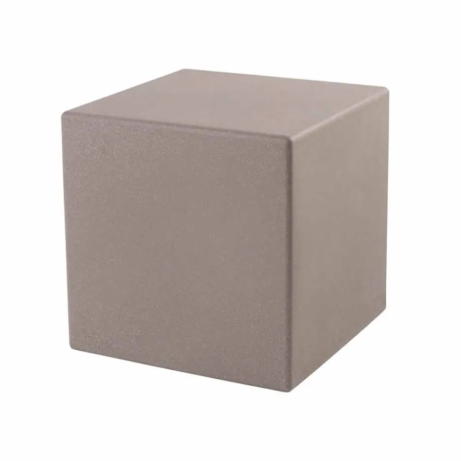 Heldere vierkante moderne design gekleurde kunststof salontafel - Dadostar Viadurini