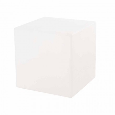 Heldere vierkante moderne design gekleurde kunststof salontafel - Dadostar Viadurini