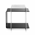 Moderne tafel met 3 planken zwart en wit Gosto made in Italy Viadurini