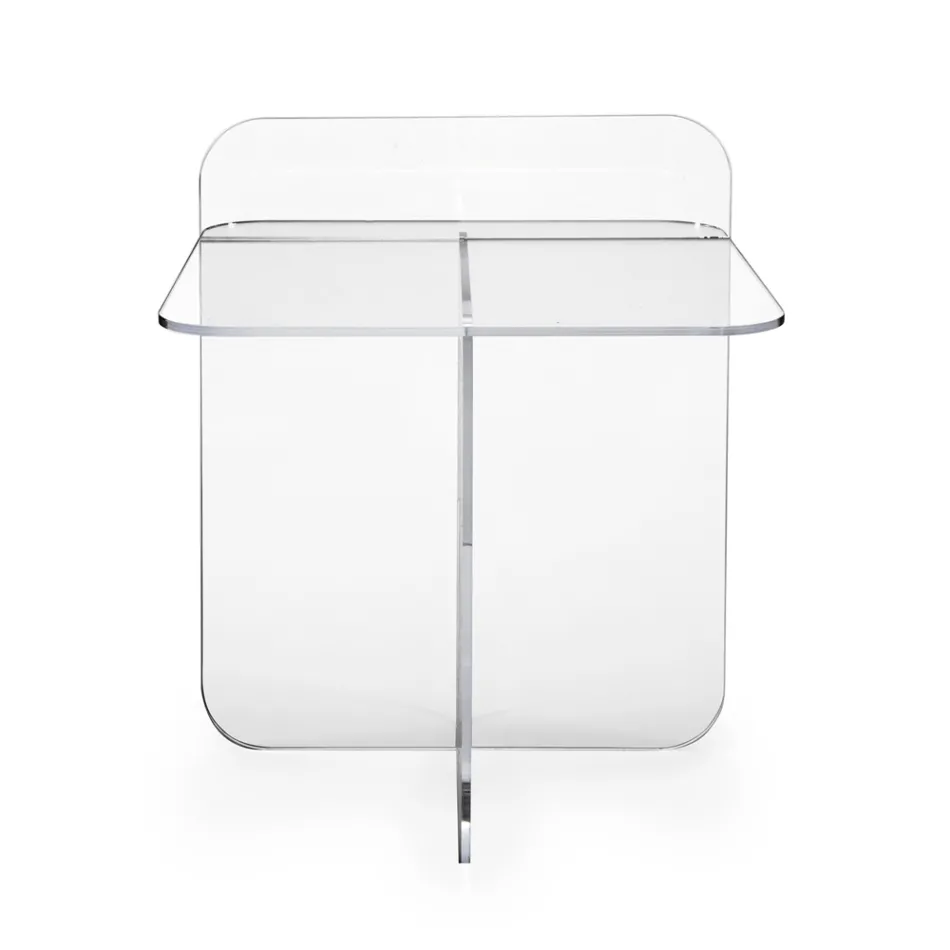 Moderne salontafel van plexiglas, gemaakt in Italië - Ariel Viadurini