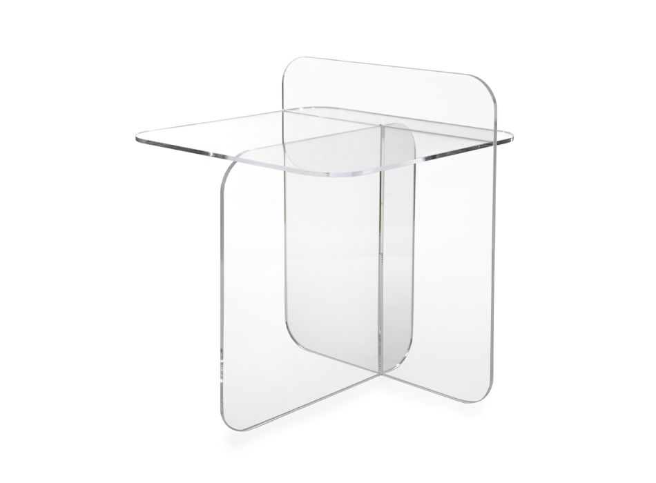 Moderne salontafel van plexiglas, gemaakt in Italië - Ariel Viadurini