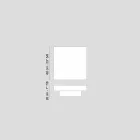 Hedendaagse houten tafel bedekt met methacrylaat Loft Cadeau Viadurini