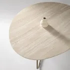 Relia - Moderne salontafel van MDF en gelakt metaal in diverse afwerkingen Viadurini
