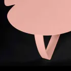 Moderne metalen tafel laser gesneden bloemvorm Andy Viadurini