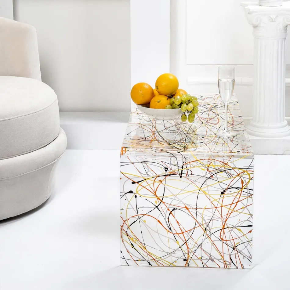 Moderne plexiglas salontafel gemaakt in Italië - Vichy Viadurini