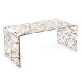 Salontafel van transparant plexiglas Made in Italy - Vichy