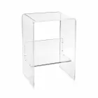 Moderne tafel Plexiglas L50 x H76 x D40 cm Aza, made in Italy Viadurini