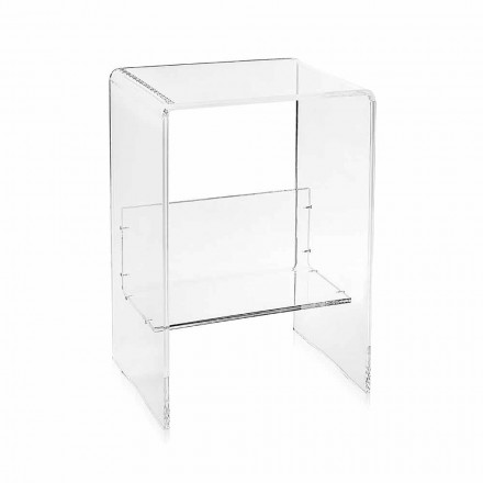 Moderne tafel Plexiglas L50 x H76 x D40 cm Aza, made in Italy Viadurini