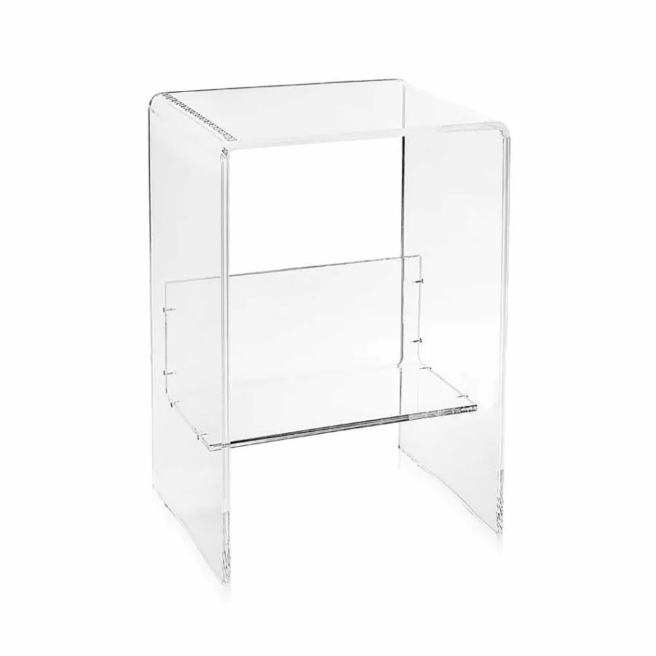Moderne tafel Plexiglas L50 x H76 x D40 cm Aza, made in Italy Viadurini