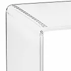 Moderne tafel Plexiglas L50 x H76 x D40 cm Aza, made in Italy Viadurini
