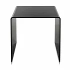 modern ontwerp Zwart Tafel 50x50cm Big Terry, made in Italy Viadurini