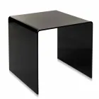 modern ontwerp Zwart Tafel 50x50cm Big Terry, made in Italy Viadurini