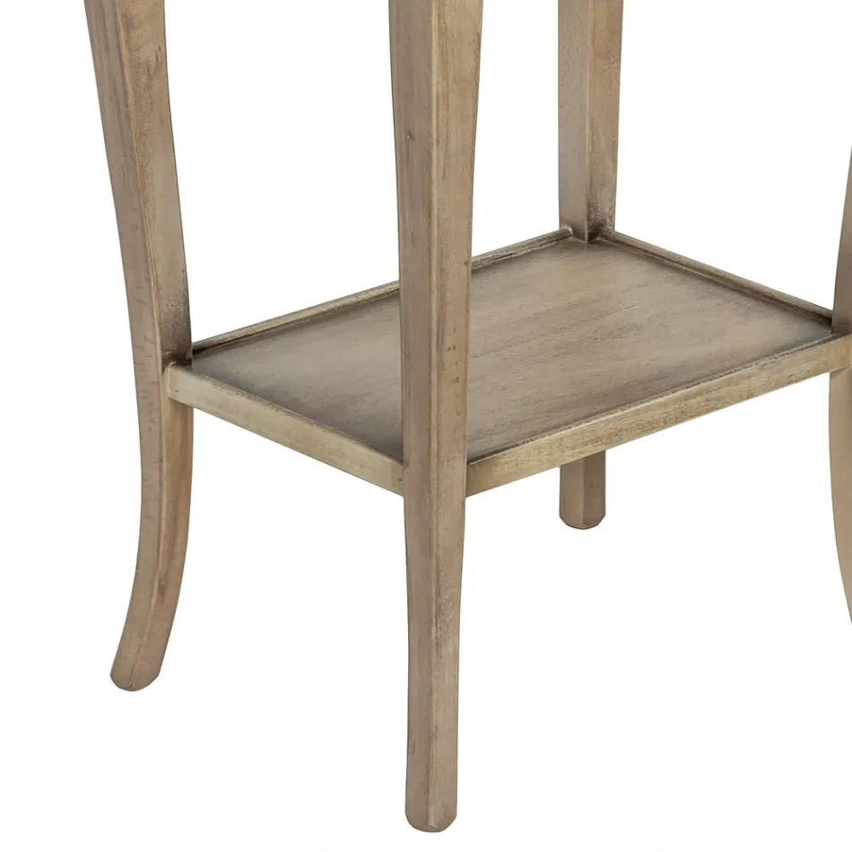 Telefoontafel van beukenhout in verschillende afwerkingen Made in Italy - Charun Viadurini