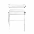 Salontafel transparante lunchbox ontwerp Olivia gemaakt in Italië Viadurini