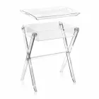 Salontafel transparante lunchbox ontwerp Olivia gemaakt in Italië Viadurini