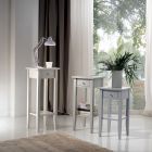 Vierkante salontafel met vierkante plank in verschillende hoogtes Made in Italy - Apus Viadurini